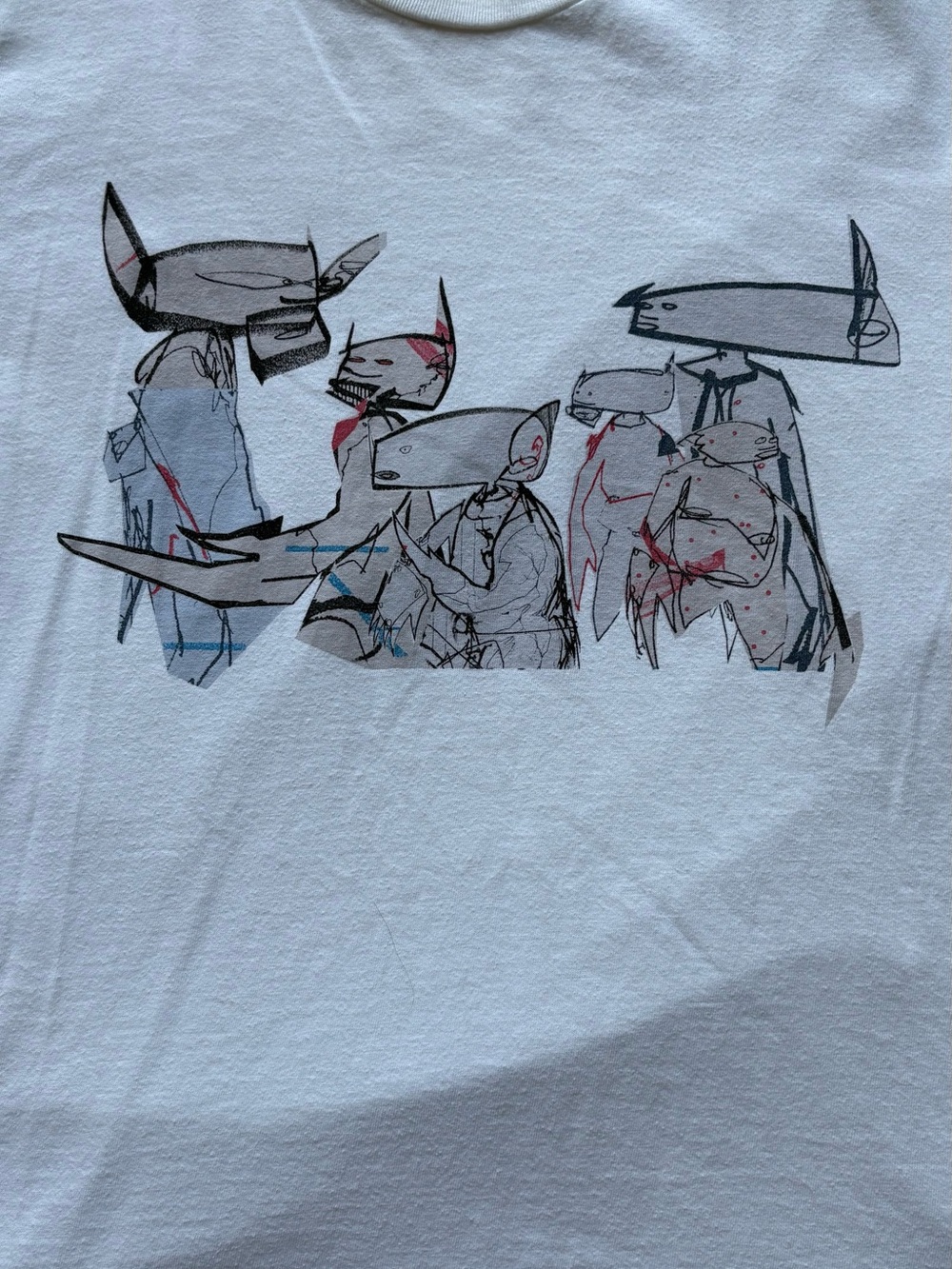 Futura x Uniqlo UT "Point Man's Henchmen" Graphic White T-shirt Size Large - Picture 3 of 6